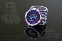 Poker set 1000 ks žetonů OCEAN hodnoty 5 - 1000