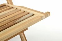 DIVERO sada 2 ks zahradní dřevěná skládací židle HANTOWN
