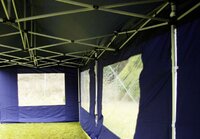 GARTHEN zahradní skládací párty stan PROFI 3 x 9 m modrá