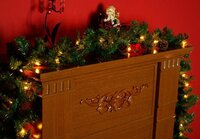 Vánoční dekorace - girlanda s osvětlením 2,7 m