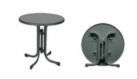 DAJAR zahradní kovový stolek PIZZARA antracitová