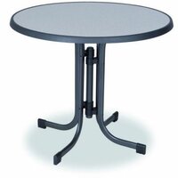 DAJAR zahradní kovový stolek PIZZARA antracitová