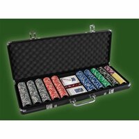 Pokerový set, 500 žetonů Ultimate black