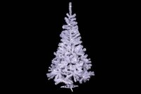 NEXOS umělý vánoční strom s třpytivým efektem bílý 120 cm