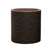 KETER zahradní květináč CYLINDER 28 x 28,3 cm hnědá