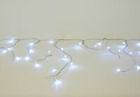 Vánoční světelný déšť 144 LED studená bílá - 5 m