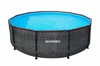MARIMEX kruhový bazén FLORIDA ratan 3,66 x 1,22 m