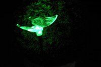 GARTHEN solární zahradní LED světlo barevné - motýl