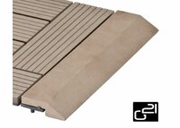 Přechodová lišta G21 pro WPC dlaždice indický teak, 30x7,5 cm rovná Přechodová lišta G21 pro WPC dlaždice indický teak, 30x7,5 cm rovná