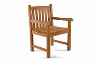 DIVERO exkluzivní zahradní dřevěná židle