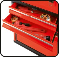 YATO box na nářadí - 2 zásuvky červená