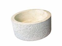 Umyvadlo z přírodního kamene MIRUM 509 Ø40 cm Cream Umyvadlo z přírodního kamene MIRUM 509 Ø40 cm Cream