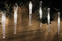 Vánoční dekorativní osvětlení - rampouchy - 60 LED studená bílá