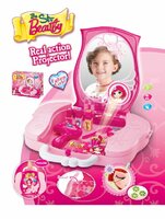 G21 dětský kosmetický kufřík s příslušenstvím s projekcí růžová
