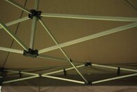GARTHEN zahradní párty stan nůžkový PROFI 3 x 6 m béžová