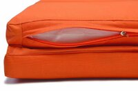 DIVERO polstr na lehátko oranžová