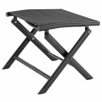 GARTHEN zahradní sklopná stolička černá