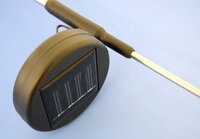 GARTHEN zahradní sada 3 kusů solárních LED světel Garth - kolibřík