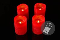 Dekorativní LED sada - 3 adventní svíčky - červená Dekorativní LED sada - 3 adventní svíčky - červená