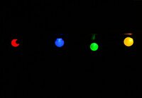 LED osvětlení Garth s 20 ti žárovkami - barevné