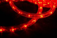 NEXOS světelný kabel 240 LED červená 10m