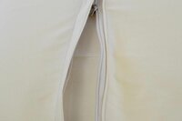 DIVERO polstr na židli krémová