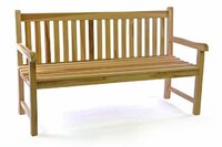 DIVERO zahradní dřevěná lavice masiv 150 cm