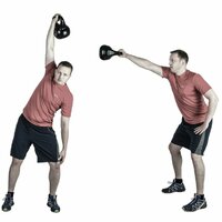 Kettlebell činka 18 kg MOVIT