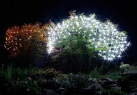 Vánoční osvětlení - LED světelná síť 2 x 2 m - studená bílá 160 diod