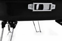 GARTHEN zahradní kufříkový gril na dřevěné uhlí GARTH růžová