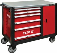 YATO pojízdná skříňka červená
