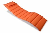 DIVERO polstr na lehátko oranžová