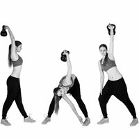 Kettlebell činka 12 kg MOVIT