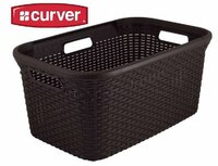 Koš na prádlo RATTAN STYLE 45 l hnědý CURVER