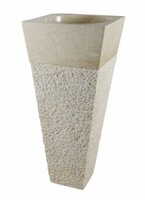 Volně stojící kamenné umyvadlo Pedestal IDS 141 Cream
