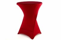 Potah pro vysoký stůl - elastický, vínově červený 80 x 80 x 110 cm *N Potah pro vysoký stůl - elastický, vínově červený 80 x 80 x 110 cm *N