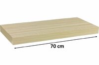 Nástěnná police STILISTA VOLATO - světlé dřevo 70 cm Nástěnná police STILISTA VOLATO - světlé dřevo 70 cm