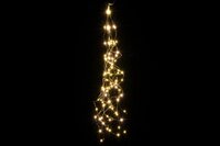 Vánoční dekorativní osvětlení – drátky - 100 LED teple bílé