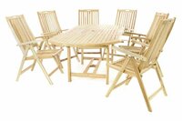 DIVERO zahradní dřevěný set