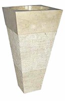 Volně stojící kamenné umyvadlo Pedestal IDS 141 Cream Volně stojící kamenné umyvadlo Pedestal IDS 141 Cream