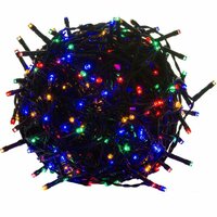 Vánoční LED osvětlení 10 m - barevné 100 LED - zelený kabel Vánoční LED osvětlení 10 m - barevné 100 LED - zelený kabel