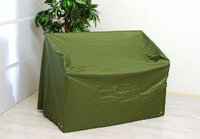 GARTHEN obal na zahradní lavici 130 x 78 x 80 cm zelená