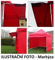 TRADGARD zahradní párty stan PROFI STEEL 3 x 6 m maskáčová