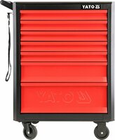 YATO pojízdná skříňka - 7 zásuvek červená