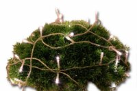 Vánoční LED osvětlení 10 m s časovým spínačem - teple bílé, 100 diod Vánoční LED osvětlení 10 m s časovým spínačem - teple bílé, 100 diod