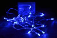 Vánoční LED osvětlení Garth 4,5m - modré, 30 diod