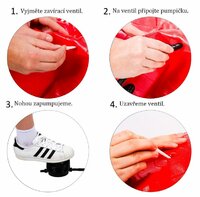 Gymnastický míč MOVIT s pumpou - 75 cm - stříbrný Gymnastický míč MOVIT s pumpou - 75 cm - stříbrný