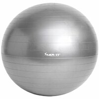 Gymnastický míč MOVIT s pumpou - 75 cm - stříbrný Gymnastický míč MOVIT s pumpou - 75 cm - stříbrný