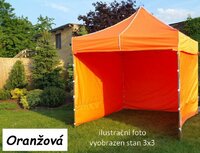 TRADGARD zahradní párty stan PROFI STEEL 3 x 6 m oranžová