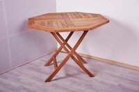 DIVERO zahradní venkovní nábytek z týkového dřeva s opěrkami Garth *N